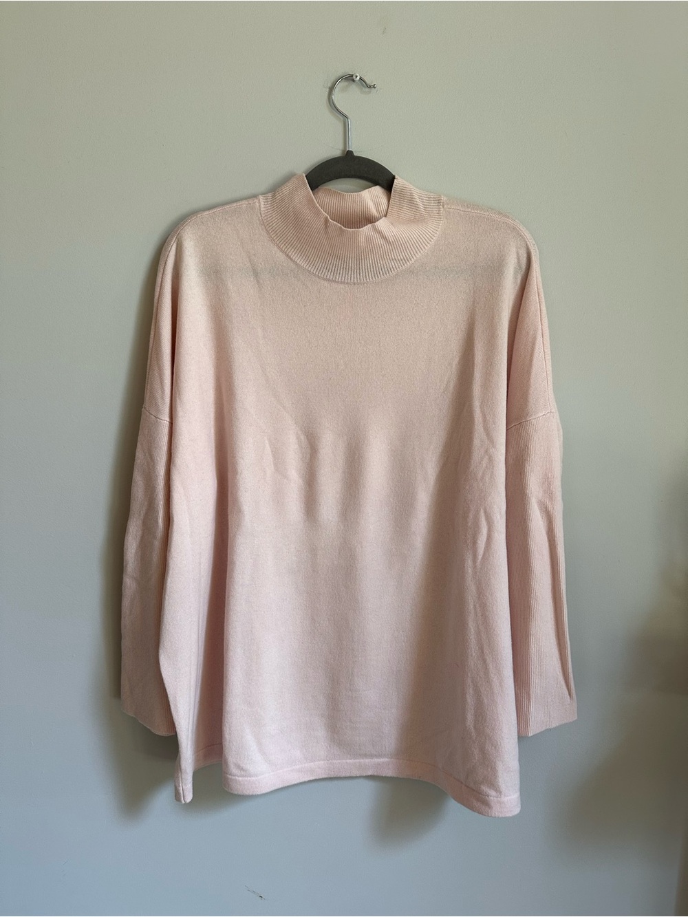 J. Jill Light Pink Cashmere Sweater